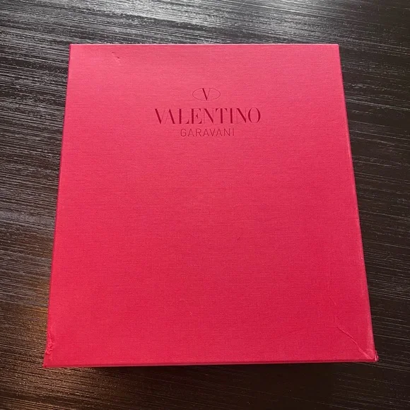 Valentino Garavani Vibrant Red Gift Box Valentino Empty Shoes Boxes/ Designer Gift Box / Sold  main image 4